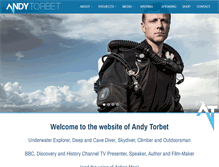 Tablet Screenshot of andytorbet.com